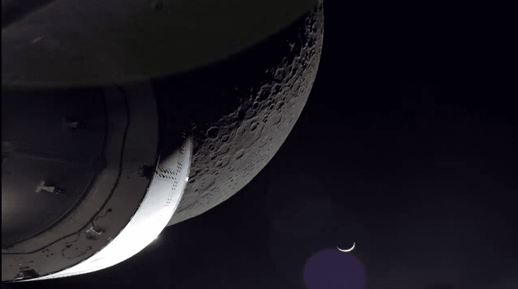 Image taken by Orion (Courtesy: NASA)